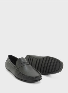 Robert Wood Saddle Details Smart Loafers  - Image 4