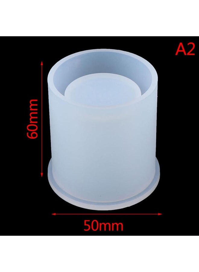 Silicone Mold Pen Container Square Round Storage Holder Epoxy Resin Molds - Image 1