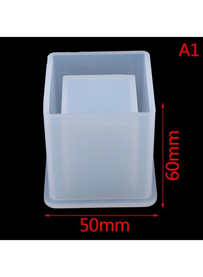 Silicone Mold Pen Container Square Round Storage Holder Epoxy Resin Molds - Image 2
