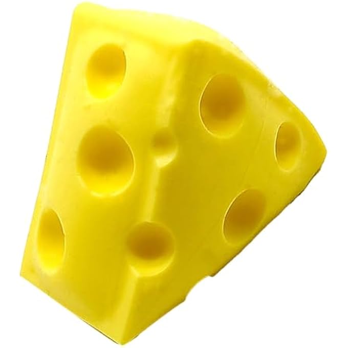 POENVFPO Cheese Squeeze Toy, to Relieve Stress, Durable Material for Office and Home - Image 2