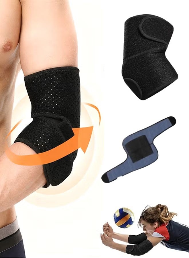 دعم المرفق، دعامة المرفق، غطاء المرفق القابل للضبط، زلاقة مرفق التنس، حزام غطاء الذراع، زلاقة لكمة المرفق للألعاب الرياضية - Image 1