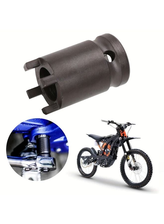 Brown 4 Pin Socket Wrench for Sur Ron Electric Dirt Bike Durable Iron Tool for Lock Nuts Removal - Image 2