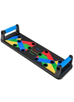 ELTRAZONE Push Up Board 9 in 1 Home Workout Equipment Multi-Functional Pushup Bar System Fitness Floor Chest Muscle Exercise Professional Equipment Burn Fat Strength Training Arm  - Image 1