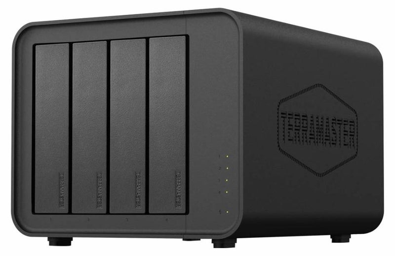 TERRAMASTER D4-320 External Hard Drive Enclosure - 4bay USB 3.2 Gen2 10Gbps Type-C USB Storage Hot Swappable Plug and Play (Diskless) - Image 1