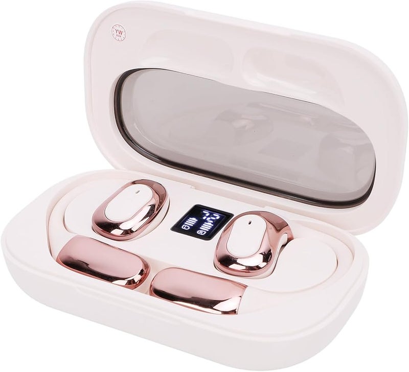 White Translator Earbuds 144 Languages Real Time Translation for Travel Business Learning iOS Android - Image 1