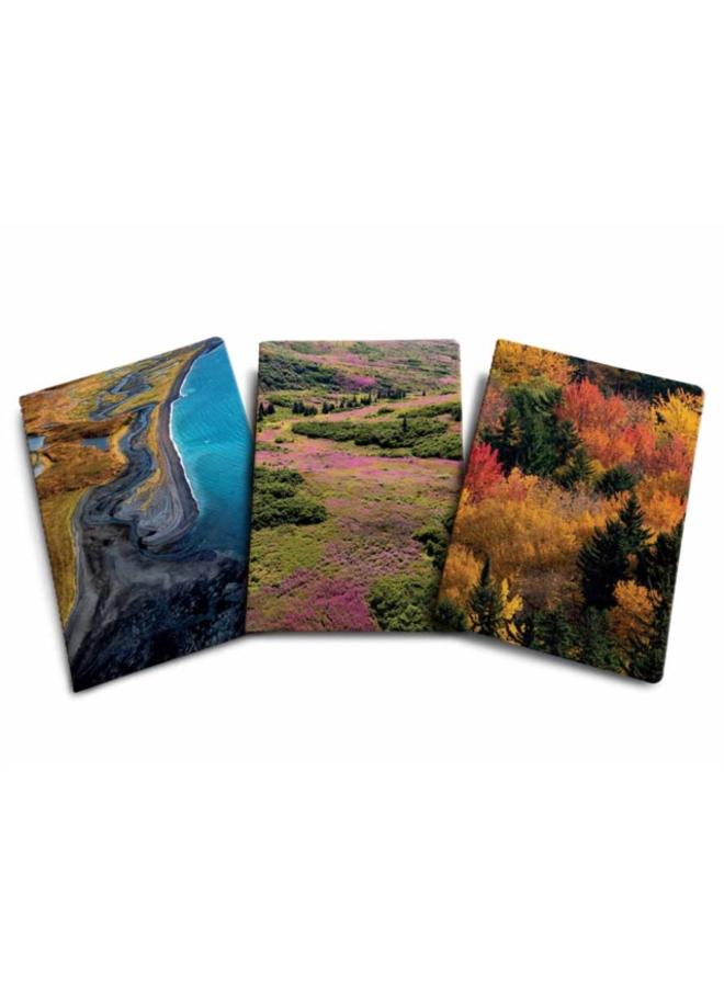 Refuge Sewn Notebook Collection : (Set of 3)???? 