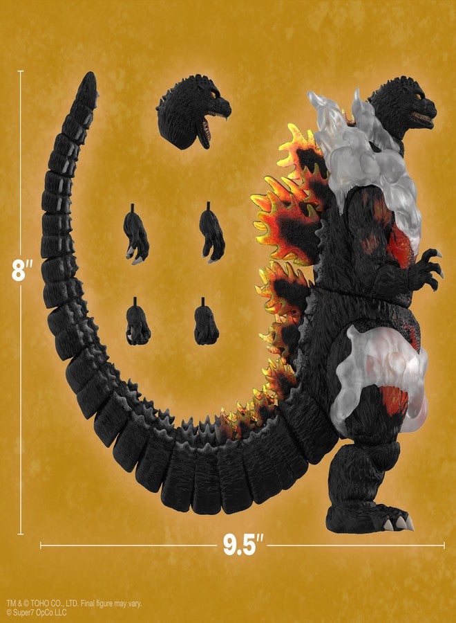 Super7 Toho ULTIMATES! Wave 2 - HeiSei Burning Godzilla Action Figure - Image 4