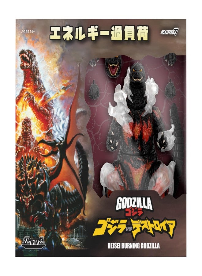 Super7 Toho ULTIMATES! Wave 2 - HeiSei Burning Godzilla Action Figure - Image 2