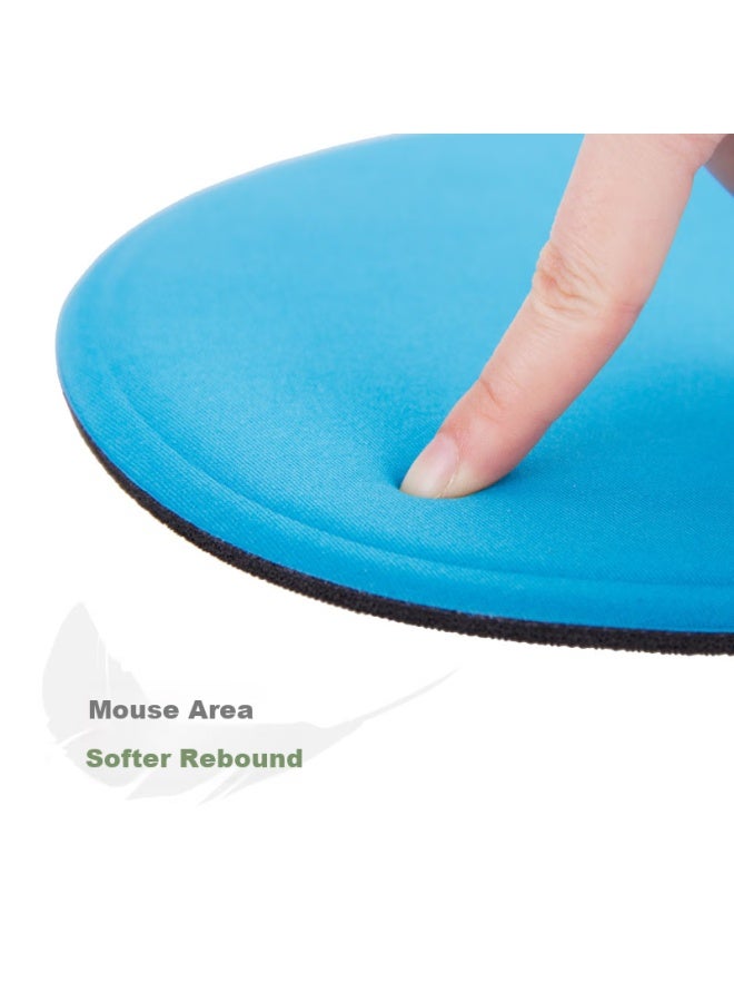 Ecola Oversized Mouse Pad With Thick Warm Hand Rest Pad Gaming Office Notebook Desktop Computer Special Desk Pad Black Ez1bk - Image 2