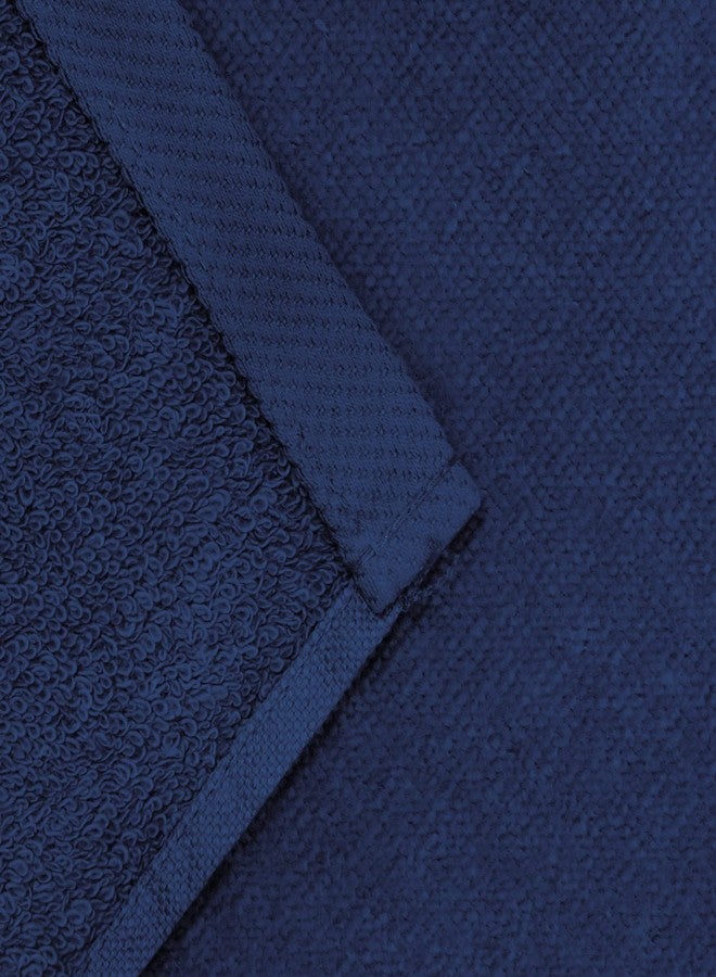 Beachland - Solid Beach Towel 30 x 60 inch Pool and Resort Style - 100% Cotton - Extra Soft and Absorbent (1 Towel, Navy) - Image 3