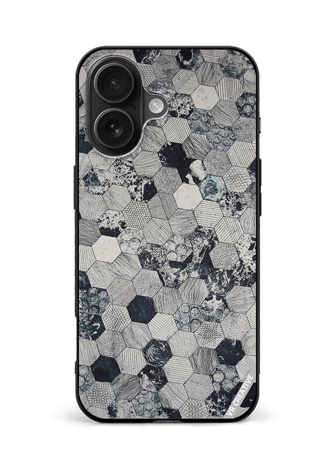 Protective Case Cover For Apple iPhone 16 Plus Pattern Design Multicolour