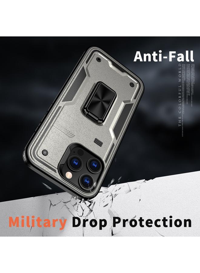 اس-توب جراب لهاتف iPhone 13 مزود بحلقة من البولي كربونات والبولي يوريثان الحراري الهجين - Image 3