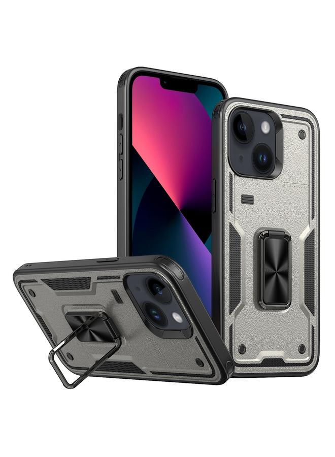 اس-توب جراب لهاتف iPhone 13 مزود بحلقة من البولي كربونات والبولي يوريثان الحراري الهجين - Image 1