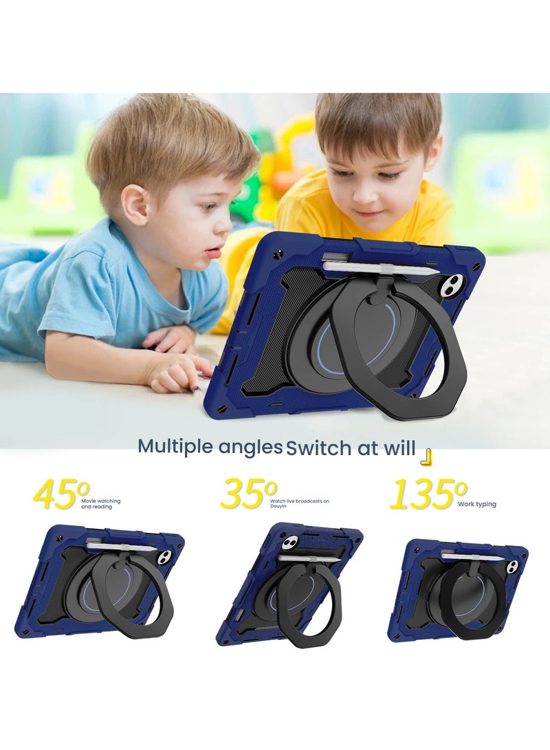 عام غلاف سيليكون مع حامل دوار متوافق مع Huawei MatePad Pro 13.2 2025، مضاد للصدمات، بدقة عالية، يدعم زوايا متعددة، مقاوم للخدوش. - Image 2