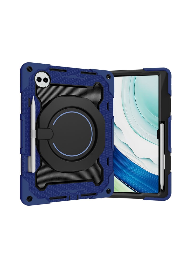 عام غلاف سيليكون مع حامل دوار متوافق مع Huawei MatePad Pro 13.2 2025، مضاد للصدمات، بدقة عالية، يدعم زوايا متعددة، مقاوم للخدوش. - Image 4
