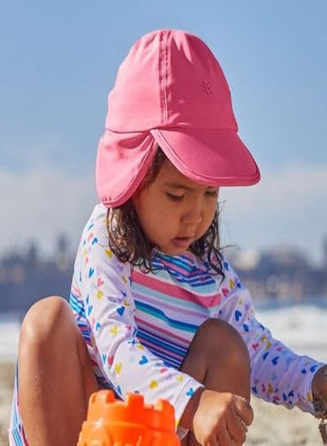 Coolibar Baby's All Sport Hat - UPF 50+ Sun Protection - Splashy in White - Image 3