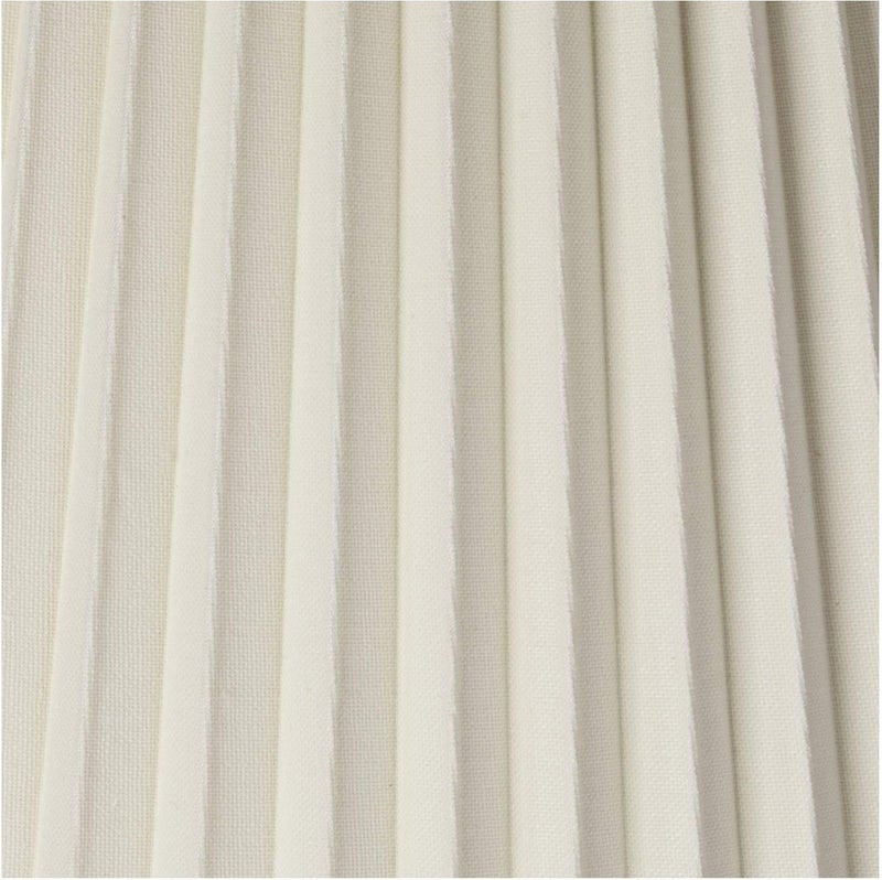 Springcrest 10" Top x 17" Bottom x 14 1/2" High x 14 3/4" Slant Lamp Shade Replacement Large Ivory White Bell Round Traditional Pleated Spider Harp Finial - - Image 2