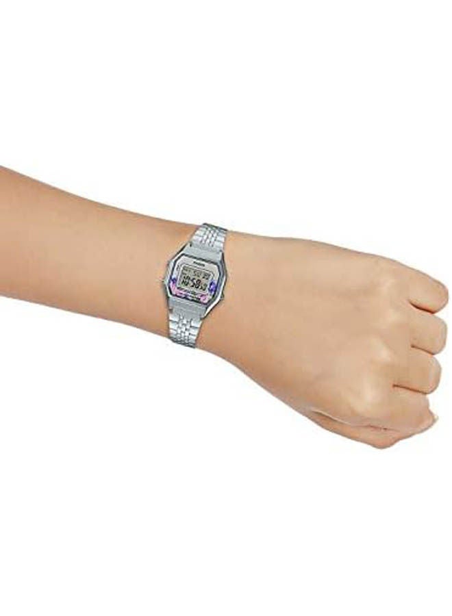 كاسيو ساعة يد من ستانلس ستيل رقمي LA680WA-4CDF - Image 2