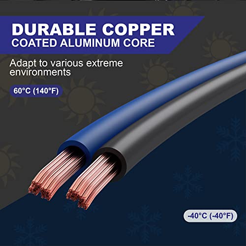 EXTRESPO Heavy Duty Jumper Cables, 0 Gauge 25 Feet 1000Amp Booster Cables, UL Listed Cables for 12V & 24V Cars, SUVs and Trucks, Jumper Cables Kit with Carry Bag, Gloves, Brushes (0 Gauge 25 Feet)… - Image 3