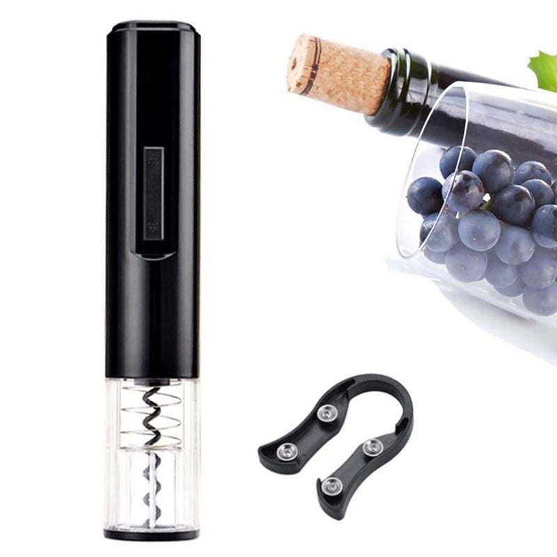 LAVNIK Electric Wine Opener Set Automatic Champagne Wine Bottle Opener LED Light Reusable Corkscrew Gift Set with Foil Cutter Drinking for Kitchen Bar Restaurant Battery Operated Wine Cork Opener Remover Set Multi Color - Image 1