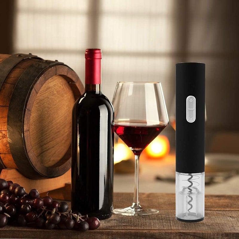 LAVNIK Electric Wine Opener Set Automatic Champagne Wine Bottle Opener LED Light Reusable Corkscrew Gift Set with Foil Cutter Drinking for Kitchen Bar Restaurant Battery Operated Wine Cork Opener Remover Set Multi Color - Image 5