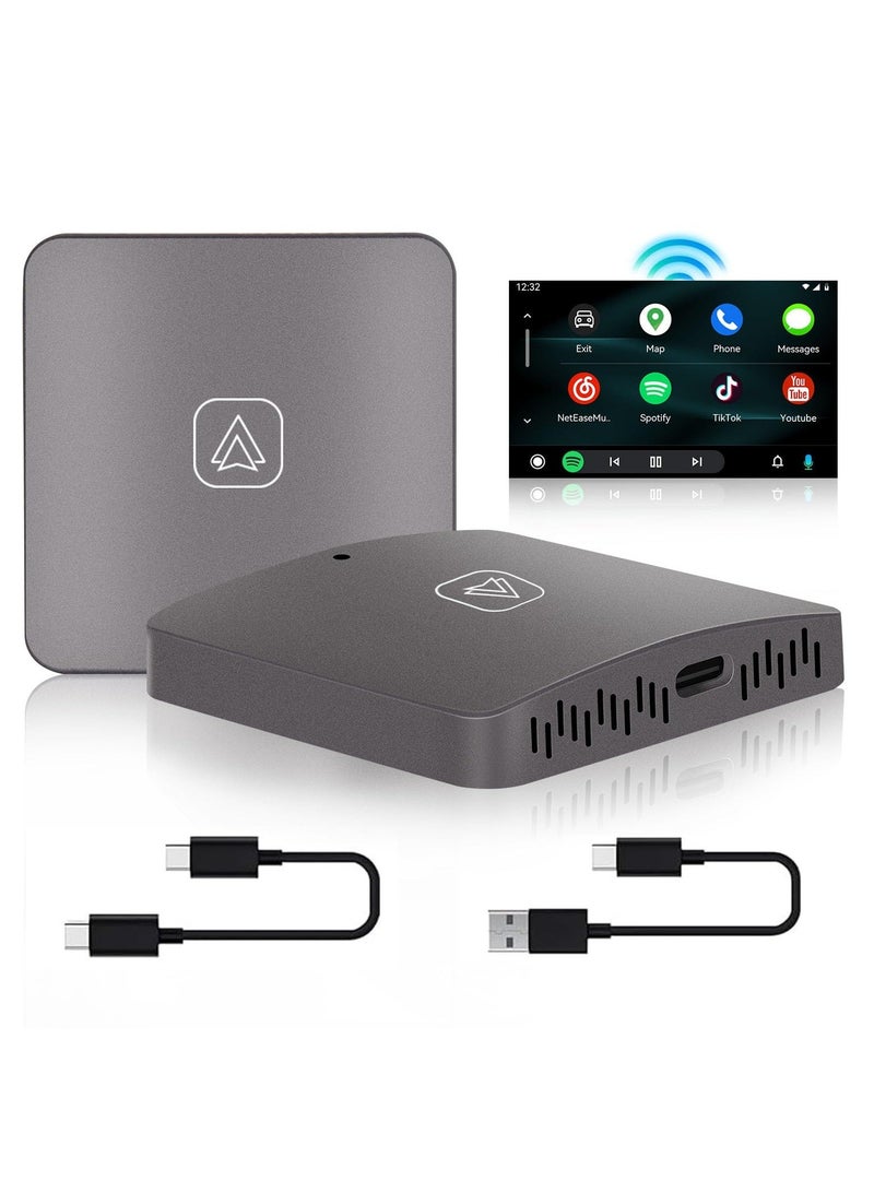 Generic Wireless Android Auto Adapter for OEM Factory Wired Android Auto Cars 5.8Ghz WiFi Plug & Play Easy Setup Wireless Android Auto Dongle for Android Phones Converts Wired Android Auto to Wireless - Image 1