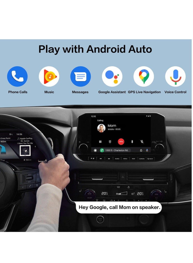 Generic Wireless Android Auto Adapter for OEM Factory Wired Android Auto Cars 5.8Ghz WiFi Plug & Play Easy Setup Wireless Android Auto Dongle for Android Phones Converts Wired Android Auto to Wireless - Image 5