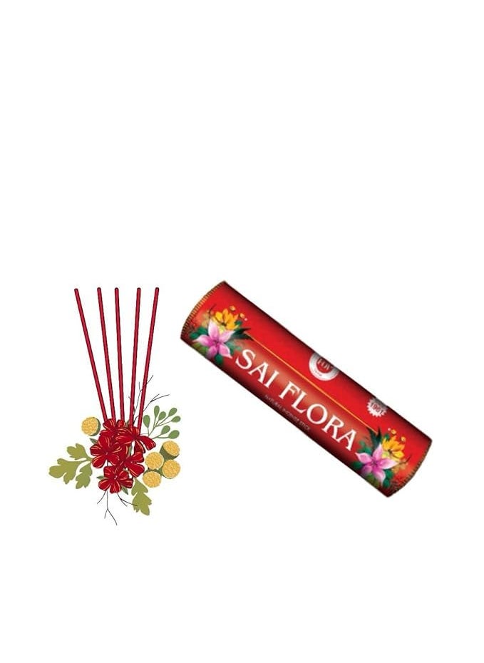 Fragrance OF Virtue Fragrance of Virtue Sai Flora Agarbatti Earthy Soothing Fragrance for Daily Pooja and Home Use Pack of 1 170 Sticks 225gm  - Image 2