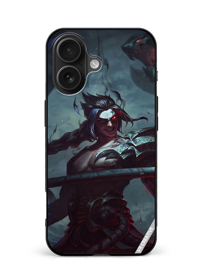 VR CREATIVE Protective Case Cover For Apple iPhone 16 Plus Kayn League Of Legends Design Multicolour