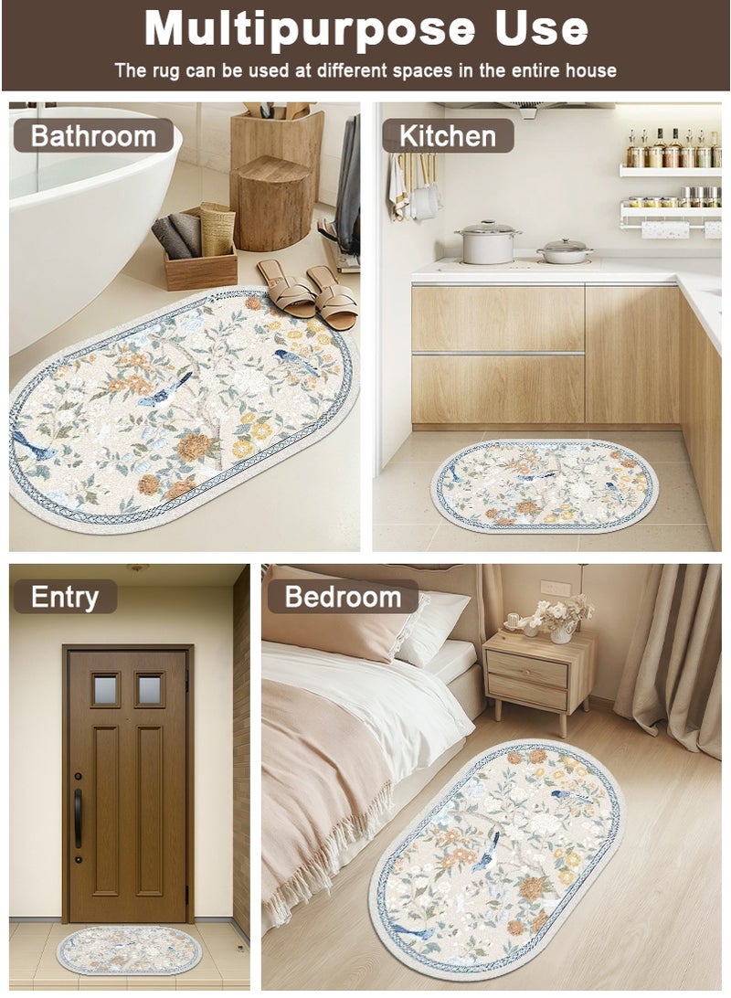 mierting Stone Bath Mat 2-Pack 60 * 40CM, Diatomite Bathroom Bedroom Floor Mat Quick Dry, Non Slip, Water Absorbent Fast Drying Easy to Clean - Image 5