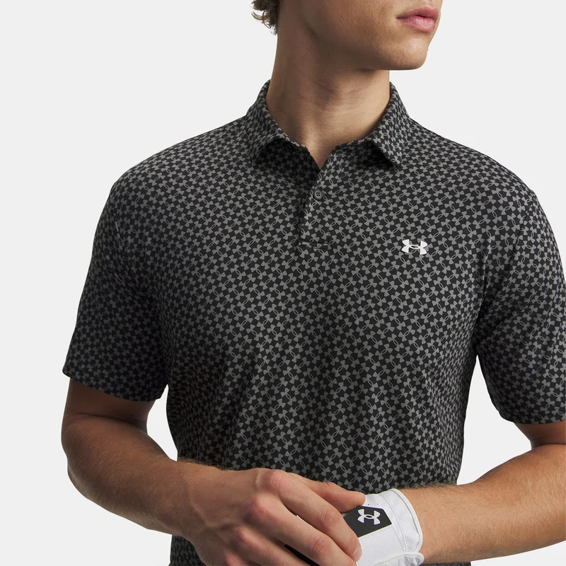 Under Armour Black Men's Tee To Green Printed Polo Shirt for Men | Best Price UAE