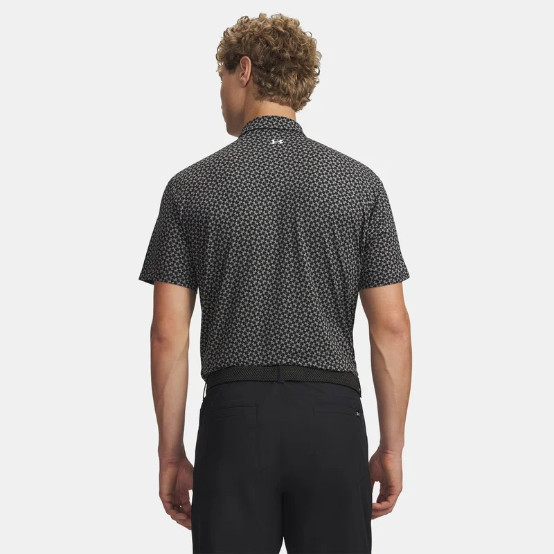 اندر ارمر Men's Tee To Green Printed Polo Shirt