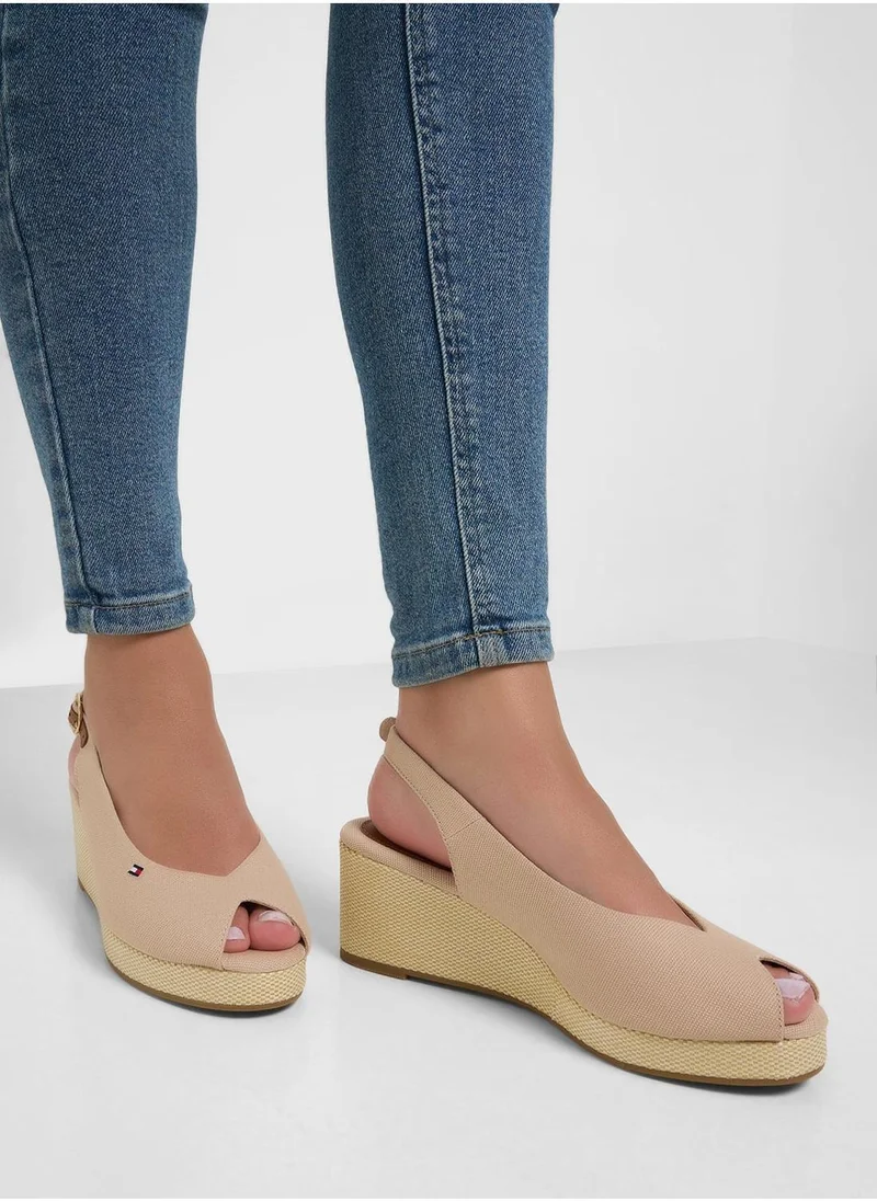 تومي هيلفيغر MID WEDGE SLINGBACK ESPADRILLES