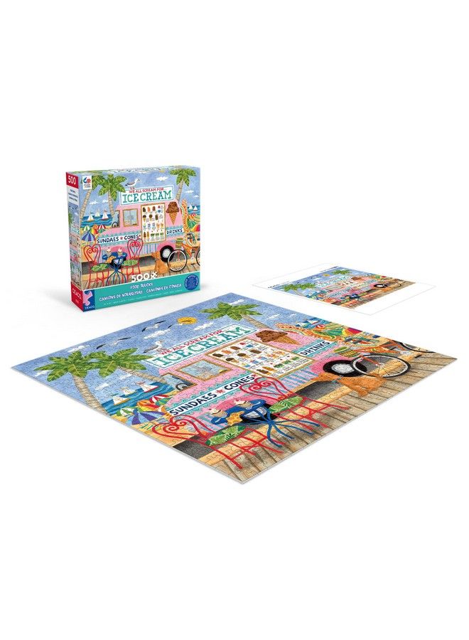 Ceaco Food Trucks Ice Cream Truck Ii 500 Piece Jigsaw Puzzle - Image 5