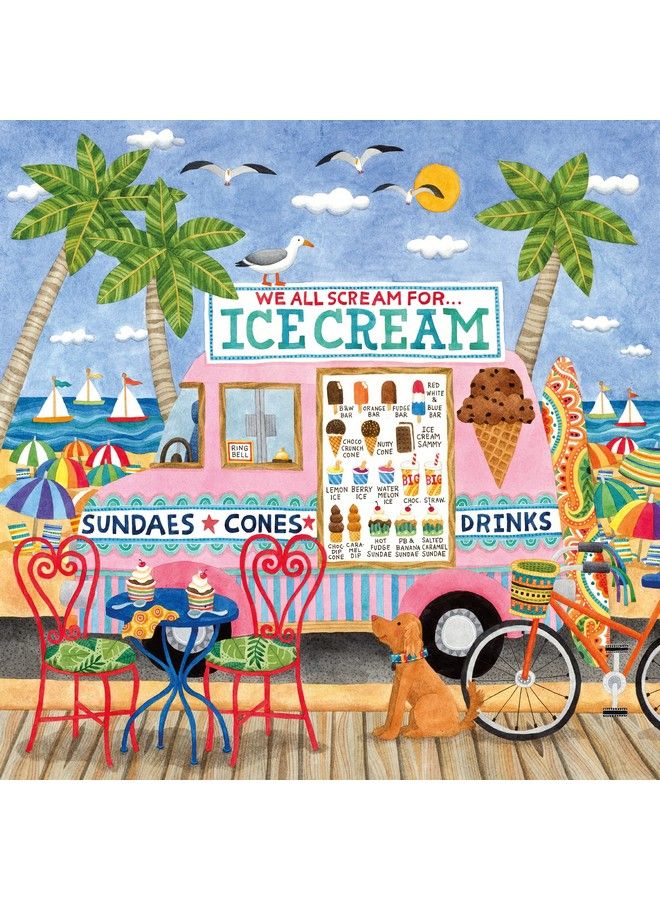 Ceaco Food Trucks Ice Cream Truck Ii 500 Piece Jigsaw Puzzle - Image 2
