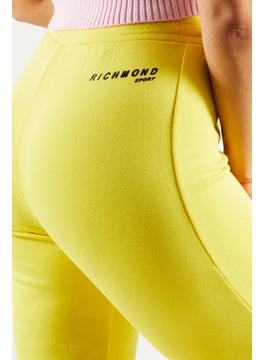 JOHN RICHMOND Women Regular Fit  Pull On Pants, Yellow  - Image 2