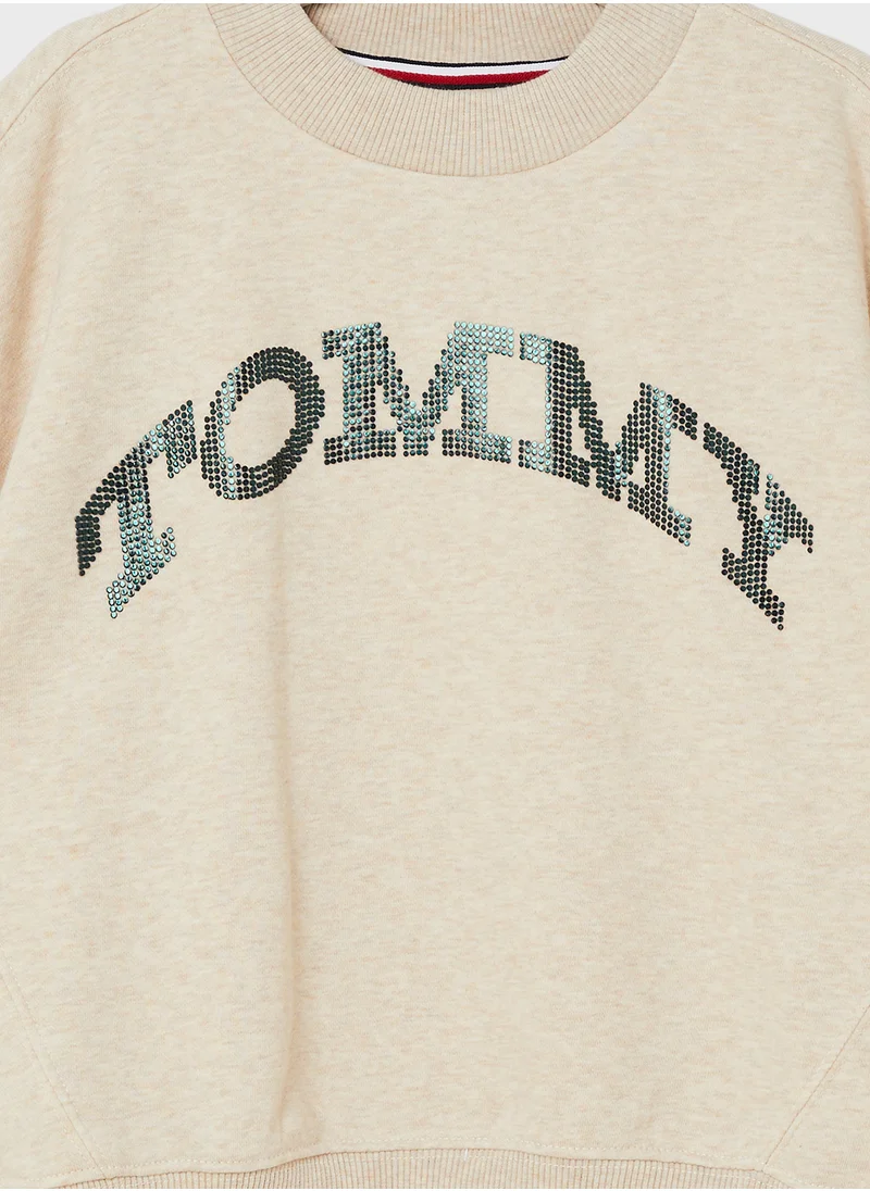 تومي هيلفيغر TOMMY DOT FOIL CN SWEATSHIRT