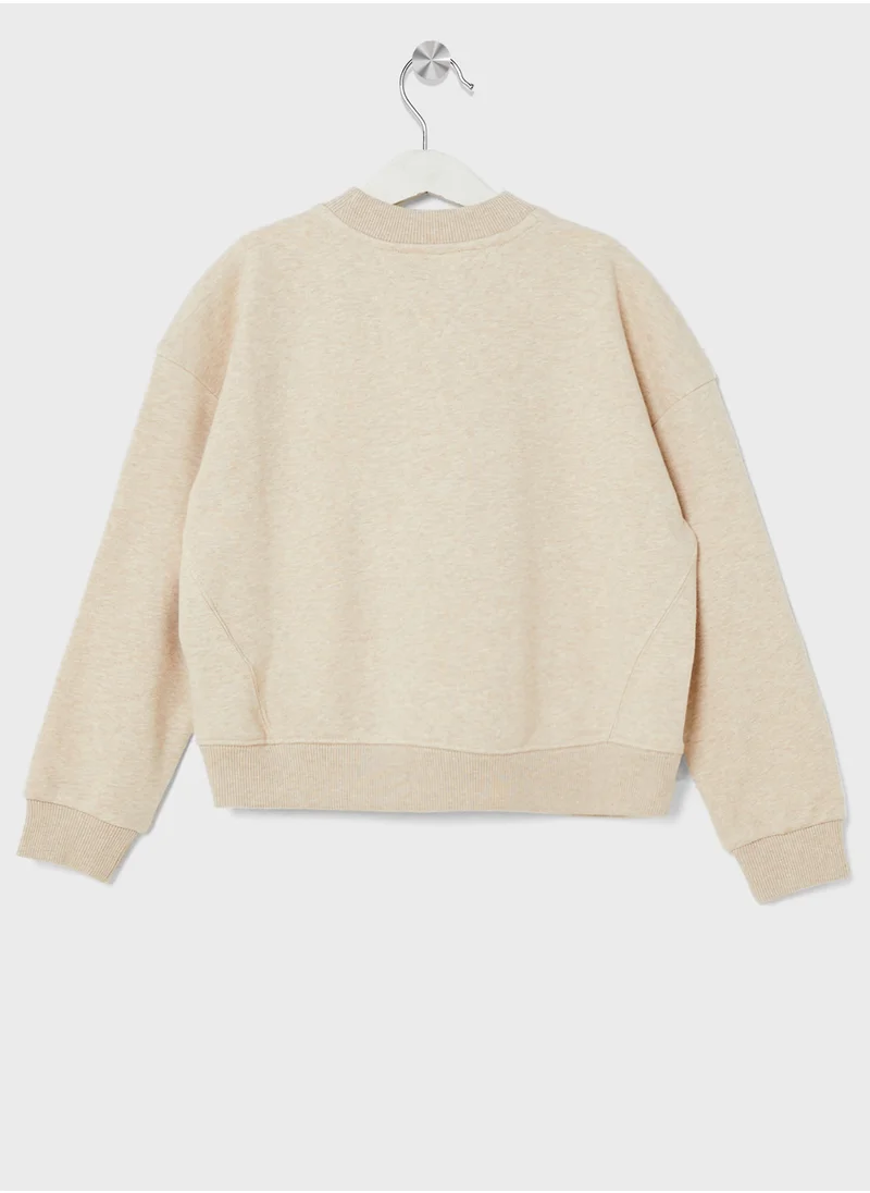 تومي هيلفيغر TOMMY DOT FOIL CN SWEATSHIRT