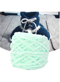 MileMelo 2-Piece Knitting Wool Yarn,Knitting Yarn Coarse Yarn for Crochet, Soft Chunky Yarn for Projects Making Plush Balls Handmade Bags Sweaters Shoes Hats Blankets Scarves Green  - Image 5