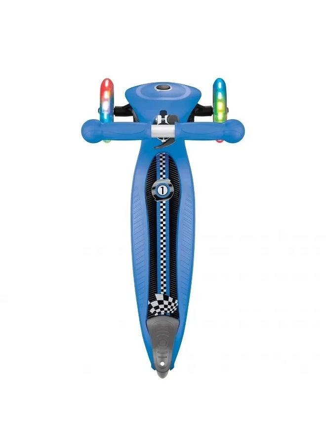 GLOBBER سكوتر جلوبر بريمو القابل للطي بخيال ثلاثي العجلات (أزرق بحري) - Image 2