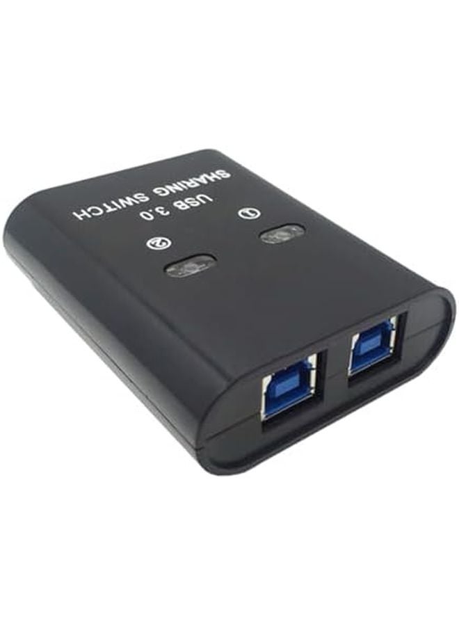 USB Printer Sharing Device 2 Port KVM Switch Splitter Hub Manual Converter 2 In 1 Out - Image 4