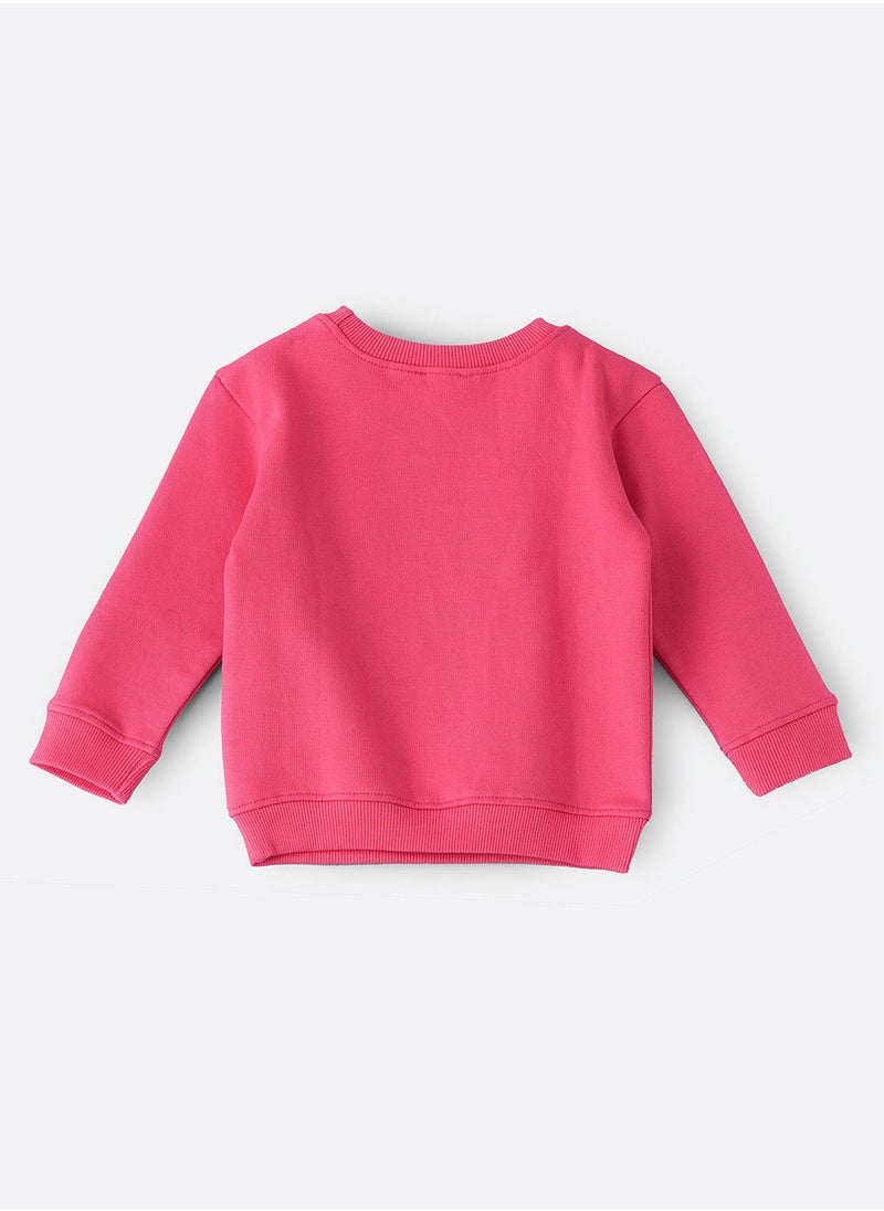 Jelliene - Sweat top with sequins work at front - Image 1