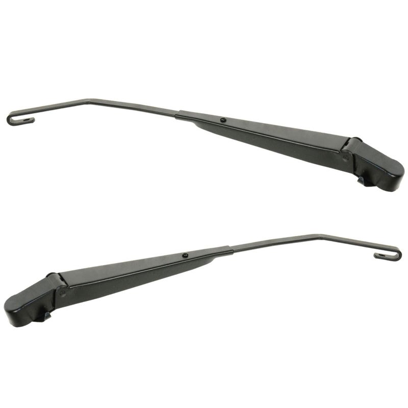 TRQ Front Windshield Wiper Holder Arm Pair Set Kit Compatible with 9706 Jeep Wrangler