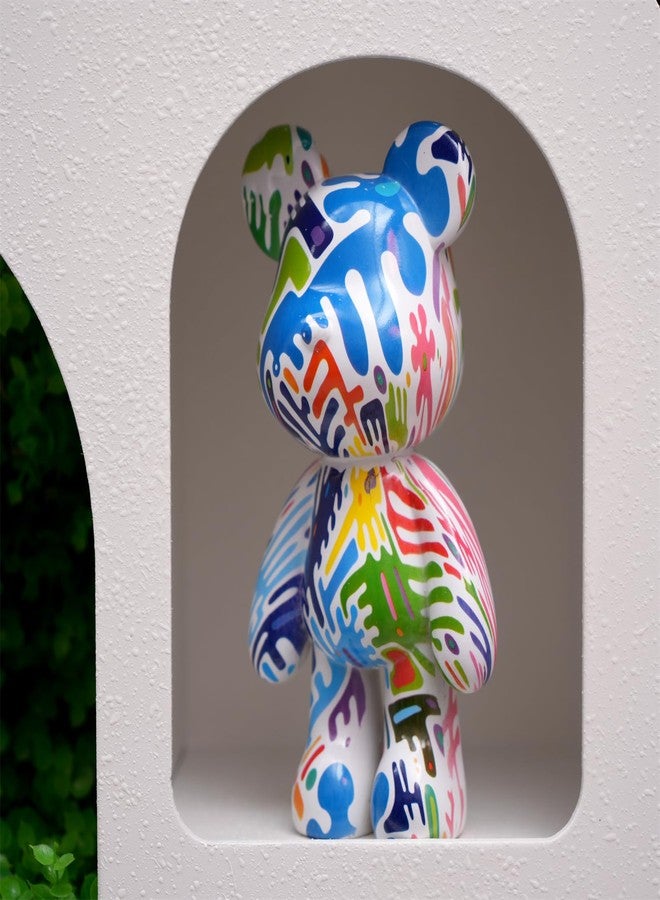 Coniuty Resin Bear Statue Decor for Home, Animal Sculpture Ornament for Indoor Room (Type E) - Image 4