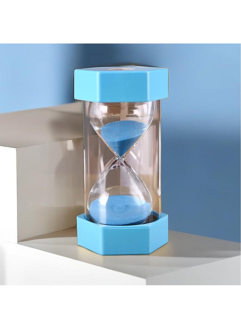 Rubik Sand Timer, 30 Minutes Creative Vintage Hourglass for Office Home Kitchen Desktop Decoration (Sky Blue, 30 min)  - Image 2