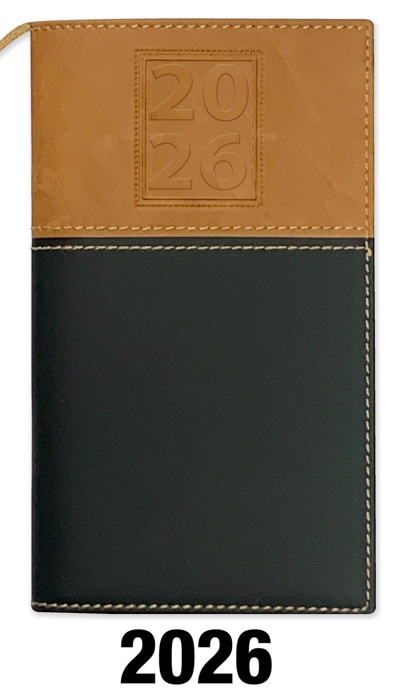 BookFactory 2026 Weekly Pocket Calendar 2026 Weekly Calendar 2026 Planner Agenda Organizer with Notepad (CAL-2026-POCKET(Organizer)) - Image 3