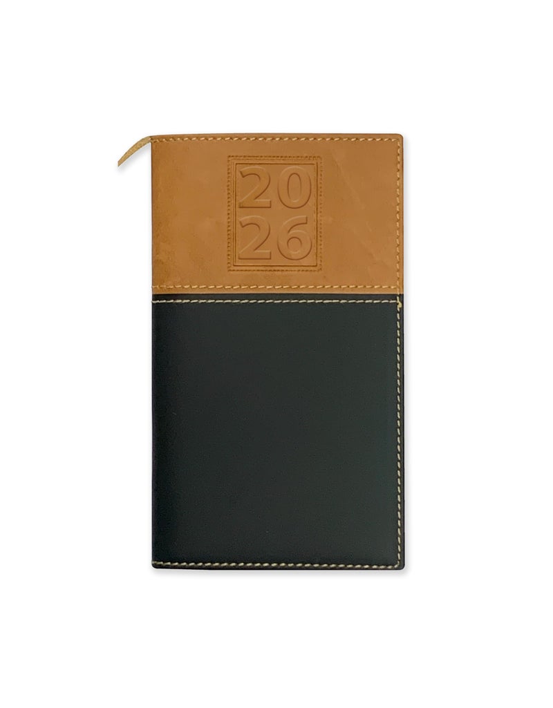 BookFactory 2026 Weekly Pocket Calendar 2026 Weekly Calendar 2026 Planner Agenda Organizer with Notepad (CAL-2026-POCKET(Organizer)) - Image 1