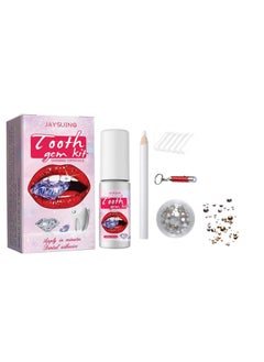 SYOSI Tooth Jewelry Decor,Professional DIY Tooth Gem Kit with Curing Light and Glue,Removable DIY Teeth Jewelry Gems Kit for Women Girls  - Image 1