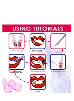 SYOSI Tooth Jewelry Decor,Professional DIY Tooth Gem Kit with Curing Light and Glue,Removable DIY Teeth Jewelry Gems Kit for Women Girls  - Image 5