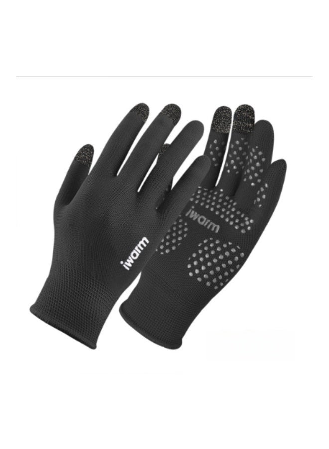 2 قطعة من قفازات الظلال الشمسية العالمية - شاشة تعمل باللمس ودية ، تنفس ، لمس بارد ، قبضة غير انزلاق ، مناسبة للقيادة ، المشي لمسافات طويلة ، ركوب الدراجات ، ومع وظيفة حماية الأشعة فوق البنفسجية - Image 1